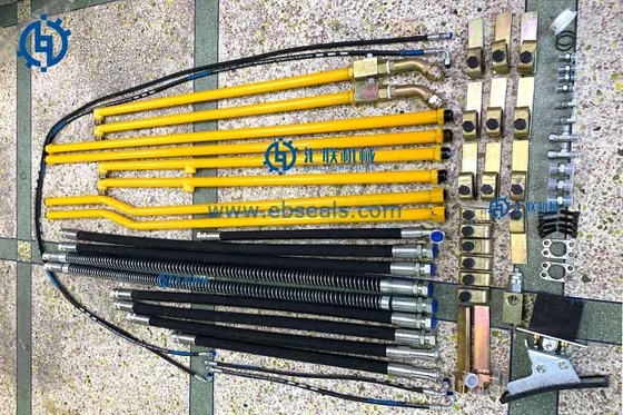 Schwarze gelbe KOMATSU-Bagger-Breaker Parts Hyd-Schlauchleitung lang unter Verwendung des Lebens