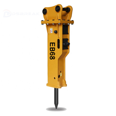 Angebrachter Unterbrecher EB68 Hyadraulic Jack Hammer For 4-7 Ton Excavator Equipment Silence Type Spitze