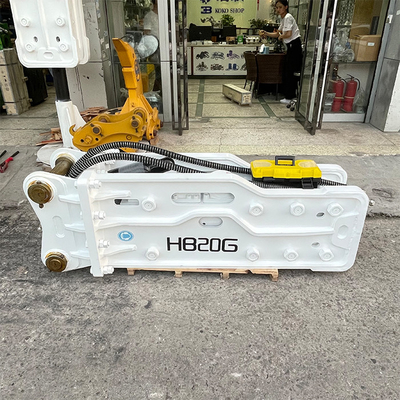 Weißer hydraulischer Unterbrecher-Felsen-Hammer-Maschinerie-Bagger Parts des Felsen-20g