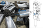 Atlas Copco hydraulischer Meißel Rod Pin Front Cylinder Head der Unterbrecher-Ersatzteil-DMB210