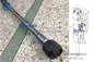 Antirost-hydraulischer Hammer-Ersatzteile durch Bolzen Kit Cylinder Side Rod Nut