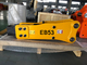 Angebrachter Unterbrecher EB53 Hyadraulic Jack Hammer For 2-5 Ton Excavator Equipment Open Type Spitze