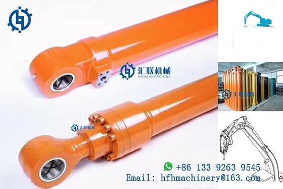 Orange Bagger Arm Cylinder, Raupe Digger Hydraulic Jack Ram Daewoos Doosan