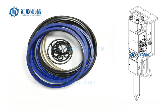 Unterbrecher-Dichtungs-Kit For Soosans SB70 SB70 C01 011 Bagger-Hydraulic Cylinder Rock-Hammer