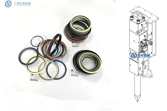 Boom-Rollsiegel Kit Excavator Repair Parts Bagger-Oil Sealings JS205